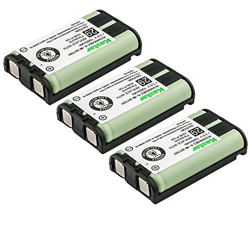 Kastar 3-Pack Type 29 Battery Replacement for Panasonic HHR-P104 HHR-P104A 23968 439024 439025 KX-TG2302 KX-TG230 KX-TG2312 KX-TG2355W KX-TG2356 KX-TG2357 KX-TG2382B KX-TG2386B KX-TG2388B KX-TG2396 - Image 5