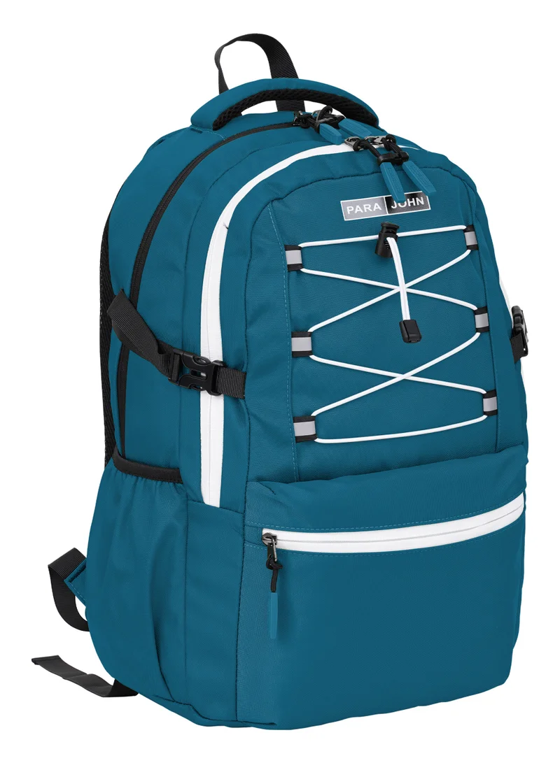 بارا جون Parajohn 19 Inch School Backpack 30L Lightweight Water Resistant School Bag with Laptop Compartment, Padded Straps & Multi Pockets for Boys & Girls, Blue