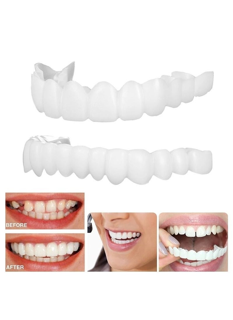 Ocean Snap-On Smile Veneers: Removable Comfortable Veneer Covers for Teeth Whitening & Dental Alignment，Alternative to Traditional Braces  - Image 4
