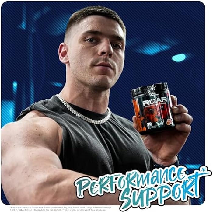Rule 1 Proteins Rule 1 R1 Roar - Pre-Workout Powder with Creatine, Beta-Alanine, Citrulline, Electrolytes & Caffeine (30 Servings, Blue Razz) - Image 4