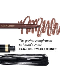 LAURA GELLER NEW YORK Kajal Longwear Mascara Lengthening, Defining, Curling, Buildable Formula Eye Makeup Innovative Curling Brush 1 Count  - Image 5