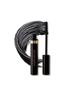 LAURA GELLER NEW YORK Kajal Longwear Mascara Lengthening, Defining, Curling, Buildable Formula Eye Makeup Innovative Curling Brush 1 Count  - Image 2