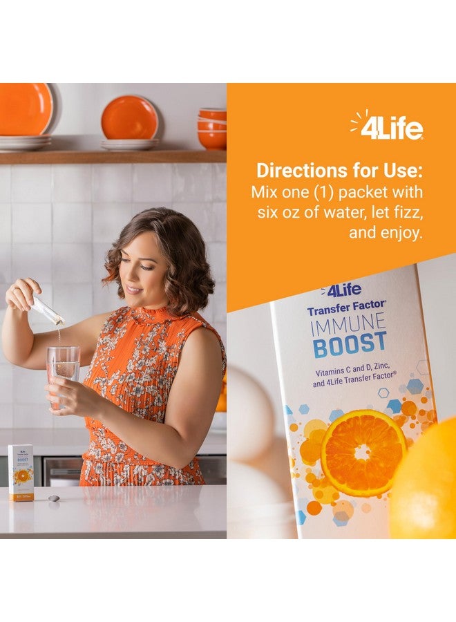 4life 4Life Immune Boost - Wide Spectrum Immune Defense Transfer Factor, zinc, and Vitamin C - 5 Powder Packs - Image 3