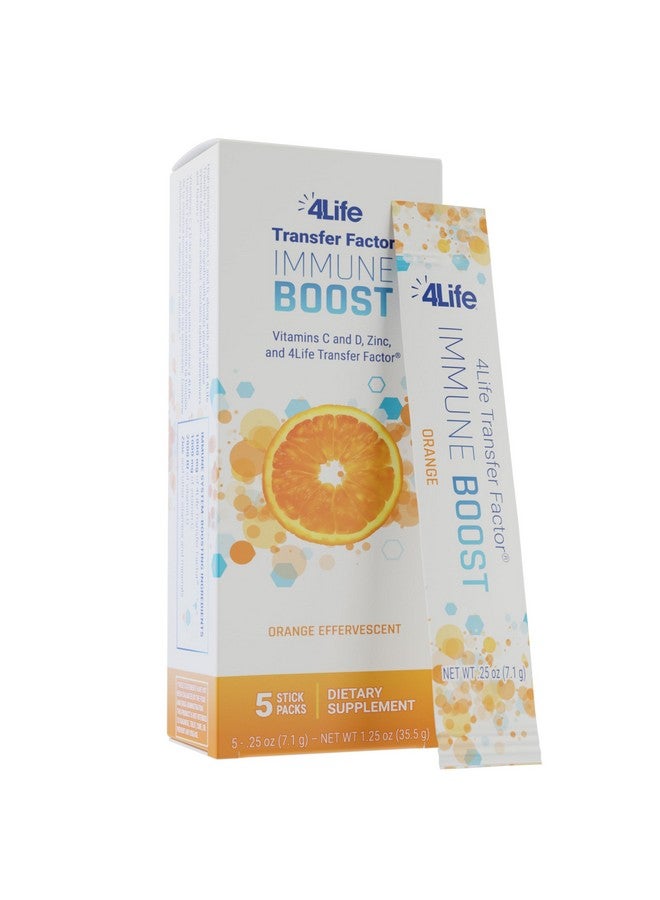 4life 4Life Immune Boost - Wide Spectrum Immune Defense Transfer Factor, zinc, and Vitamin C - 5 Powder Packs - Image 1