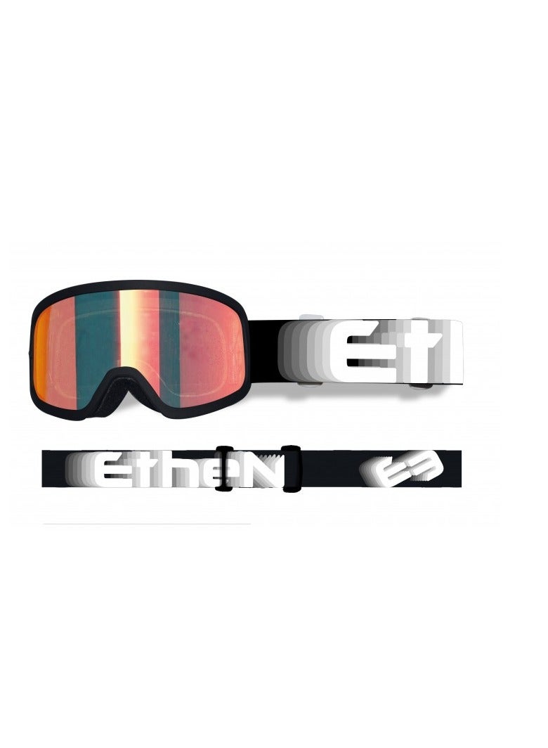 Ethen KIDS GOGGLE 65 BLACK / RED MIRRORED