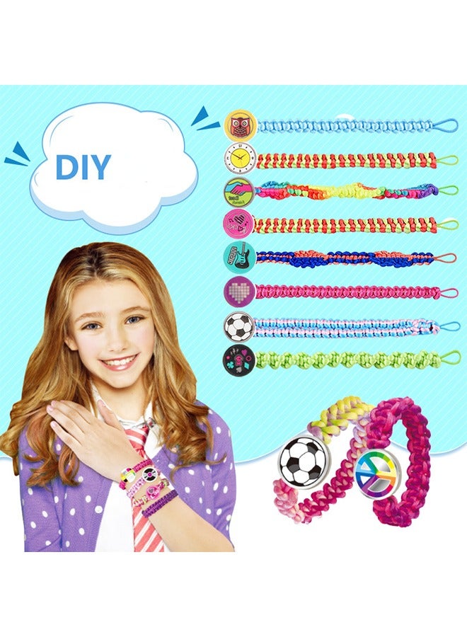 HAVEN Friendship Braiding Bracelet Making Kit, Diy Jewelry Bracelets Kit Thread Strings Crafts Makers Tool Activity Toys, Can Weave 7 Styles, Gifts for Party Supply, Birthday, Rewarding, and Travel Activity - Image 2