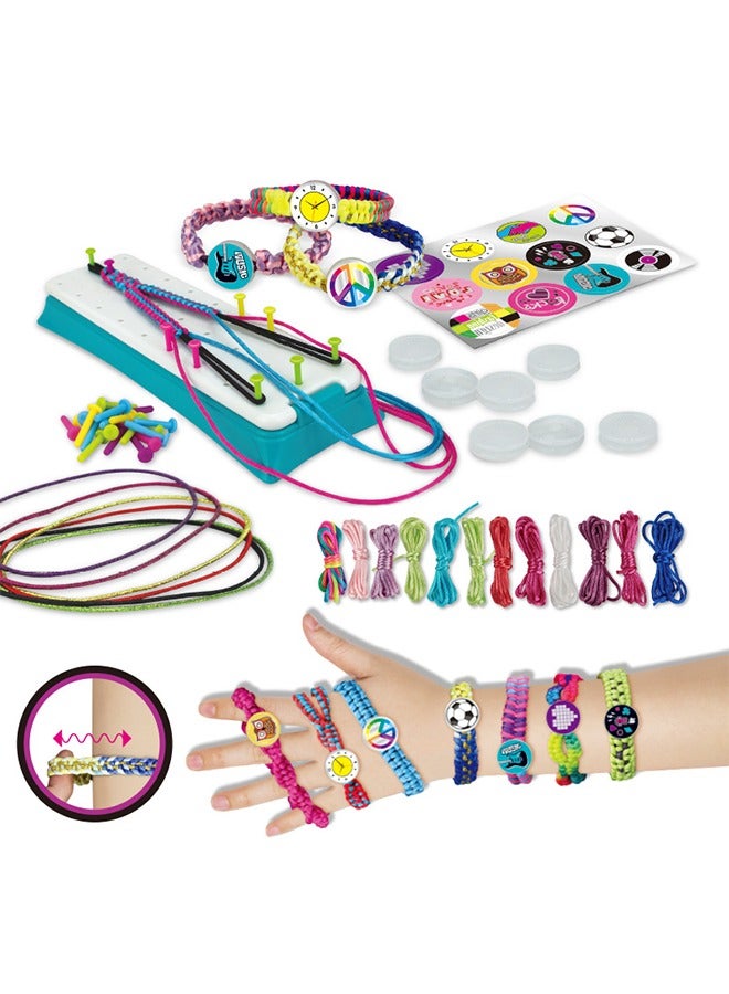 HAVEN Friendship Braiding Bracelet Making Kit, Diy Jewelry Bracelets Kit Thread Strings Crafts Makers Tool Activity Toys, Can Weave 7 Styles, Gifts for Party Supply, Birthday, Rewarding, and Travel Activity - Image 3