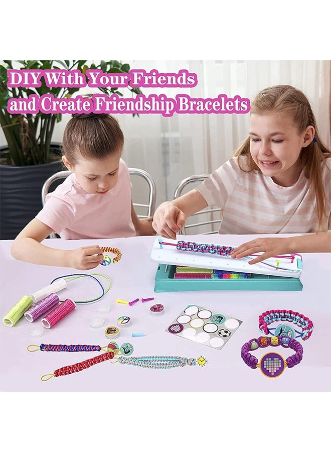 HAVEN Friendship Braiding Bracelet Making Kit, Diy Jewelry Bracelets Kit Thread Strings Crafts Makers Tool Activity Toys, Can Weave 7 Styles, Gifts for Party Supply, Birthday, Rewarding, and Travel Activity - Image 4