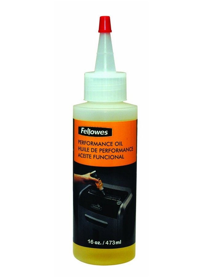 Fellowes Powershred Performance Shredder Oil 16 Oz. Extended Nozzle Bottle (3525010)  - Image 1