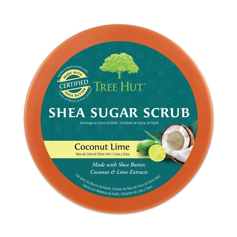 Tree Hut Shea Sugar Scrub, Coconut Lime, 18 Ounce (Pack of 3) - Image 2
