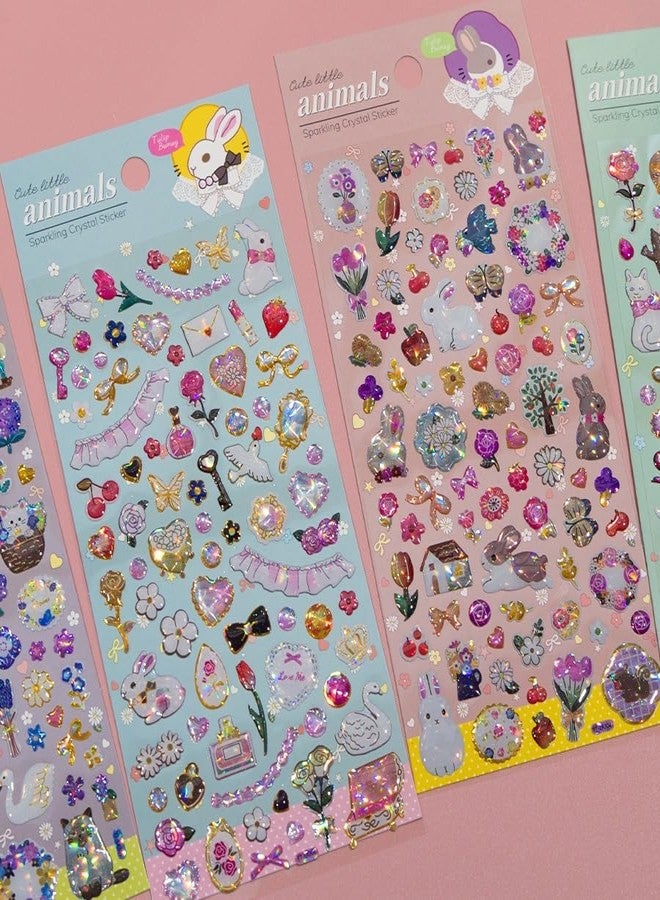 DEOXY Pack of 4 3D Puffy Stickers for Kids and Toddlers, Self Adhesive Cute Stickers for Girls and Boys, Arts Crafts Accessories (DX-0010) - Image 5