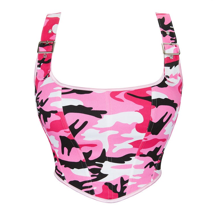 New Camouflage Shoulder Strap Adjustable Women'S Strapless Push-Up Shaper E-Commerce Supply - Image 1