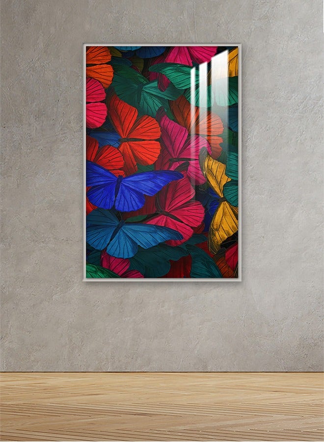 Marktna Decorative Wall Art Painting 120X80Cm With An Abstract Design Black Frame And A Transparent Acrylic Layer 0.5Kg - Image 1