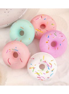 Crystal 5pcs Deluxe Candy-Colored Donut Bath For Feet - No Power Needed, Cleansing & Rejuvenating Foot Soak Salts Luxurious, Alcohol-Free, and Gentle for Hands & Nails Care, Perfect Gift  - Image 3