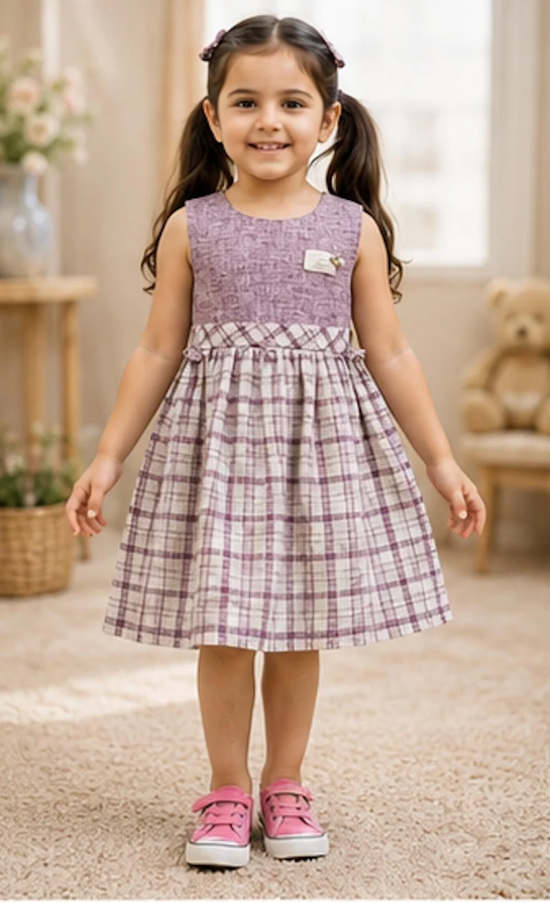أرتيميا Artemea Toddler Girls Linel Premium Dress - Maroon