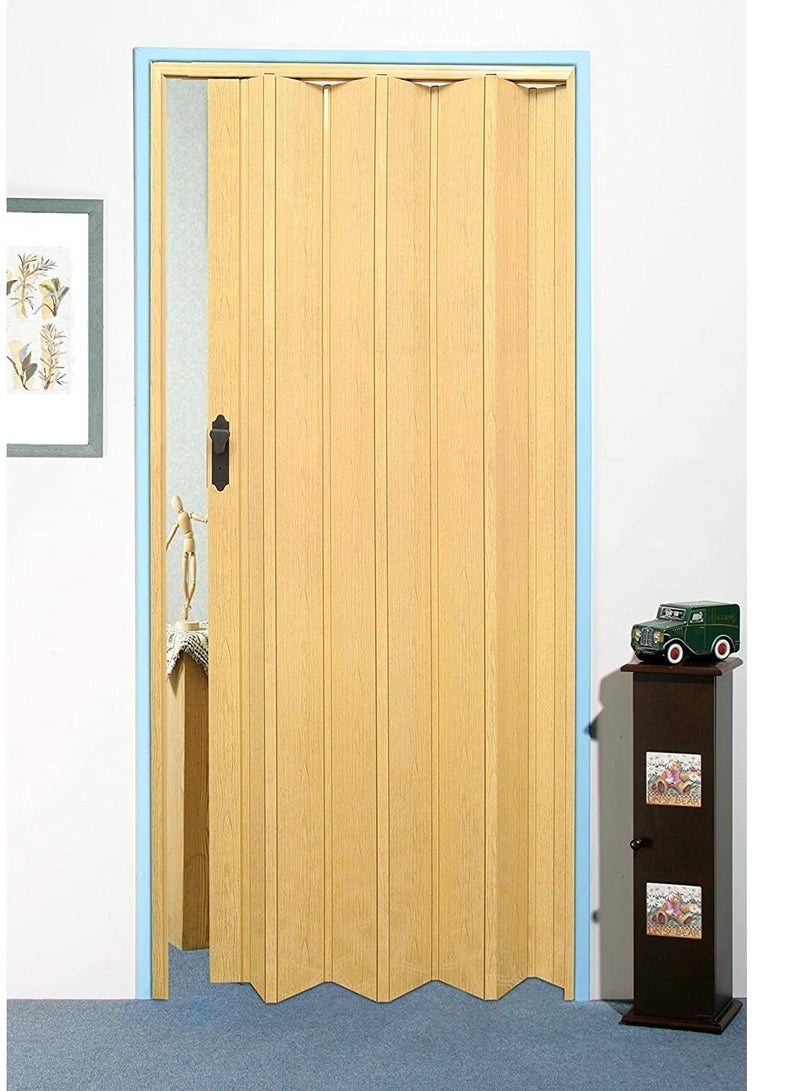 ROBUSTLINE Robustline Folding Sliding Door 210cm Height x 100cm Width, (Light Beach) 