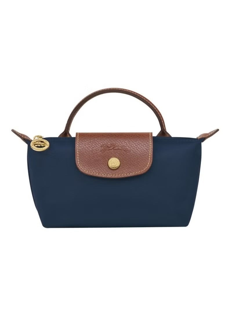 Longchamp Longchamp Women's Classic Fashion Versatile Mini Makeup Bag, Handbag, Shoulder Bag, Handheld Small Bag Blue  - Image 1
