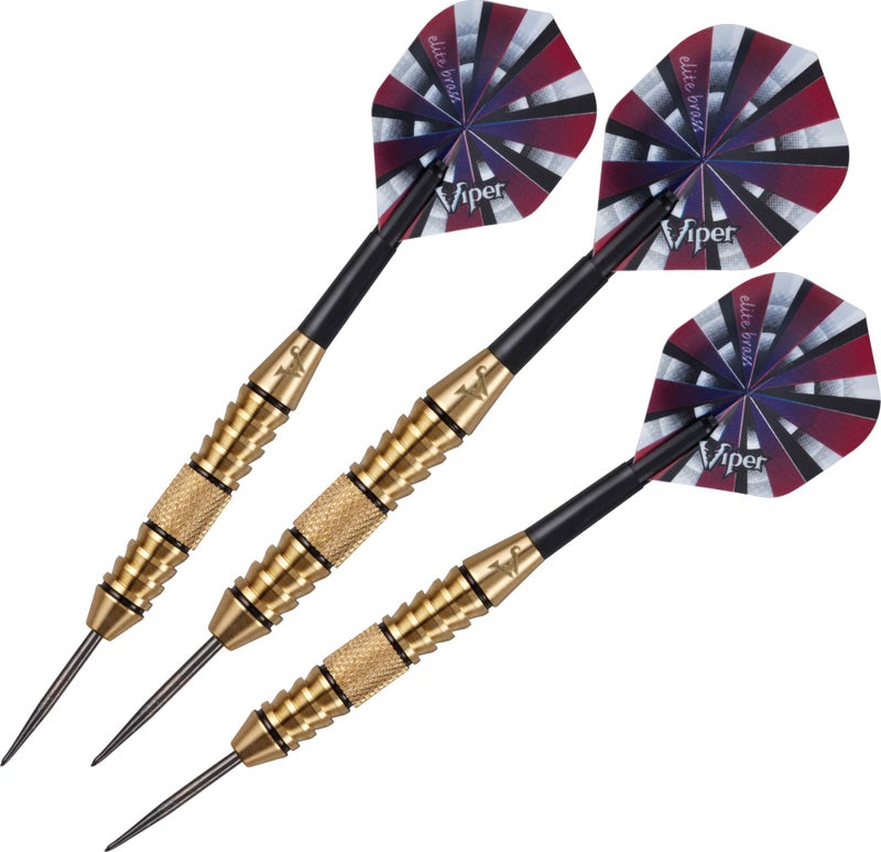 Viper Elite Brass Steel Tip Darts, 24 Grams - Image 1