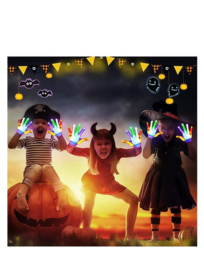 Light Up Gloves, Toys for 3-6 Year Old Boys Girls, LED Flashing Finger for Kids Boys Girls Toys, Party for Halloween, Dance Costumes, Kids Gift, Boys Gift, Light-up Party - Image 2