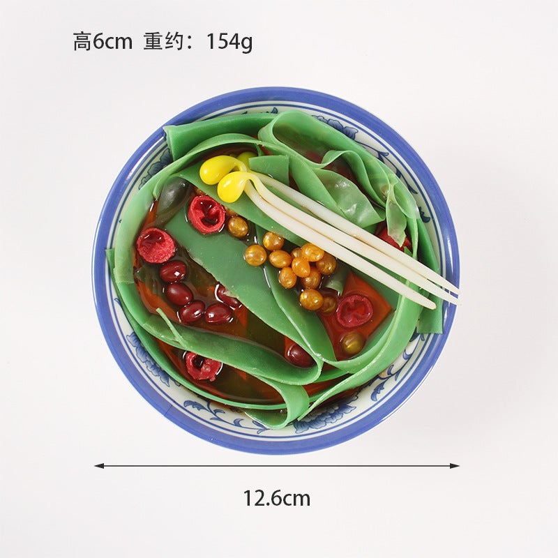 1:1 Scale Chinese Cuisine Replica Food Props for Display Bowl-Bean Cold Skin