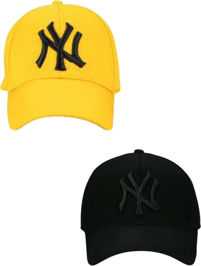 Elif Iç Giyim Elif Underwear Unisex Ny Embroidered Cap Hat Set of 2  - Image 2
