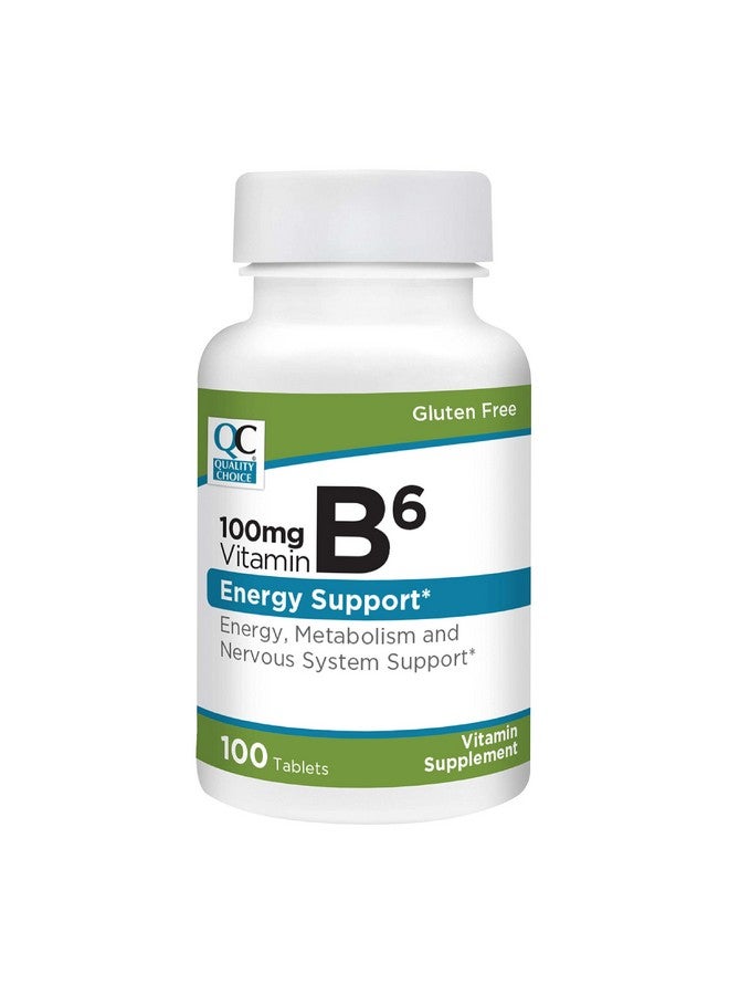 Quality Choice Quality Choice Vitamin B6 100mg, 100 Tablets - Image 1