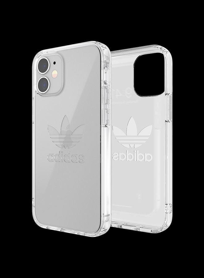 NIBEMINENT Logo Printed Protective Case Cover For Apple iPhone 12 Mini White - Image 2