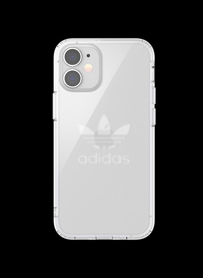 NIBEMINENT Logo Printed Protective Case Cover For Apple iPhone 12 Mini White - Image 1