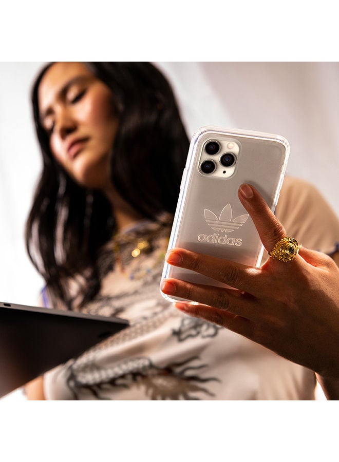 NIBEMINENT Logo Printed Protective Case Cover For Apple iPhone 12 Mini White - Image 3