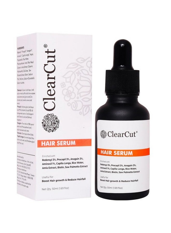كلير كت بروكابيل 3%، ريدينسيل 3%، أناجين 3%، أمينيكسيل 1%، بيوتين | مصل الشعر للتحكم في تساقط الشعر | مصل نمو الشعر | سيف 50 مل - Image 1