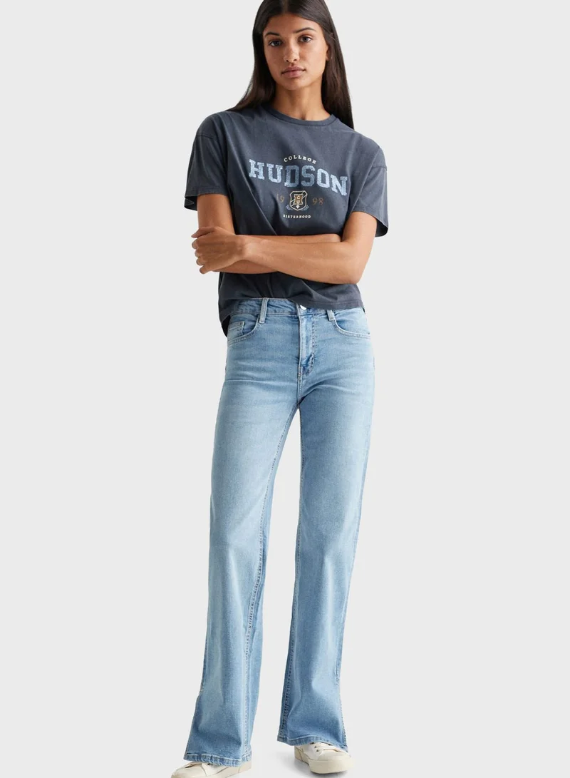 مانجو Youth Flared Jeans