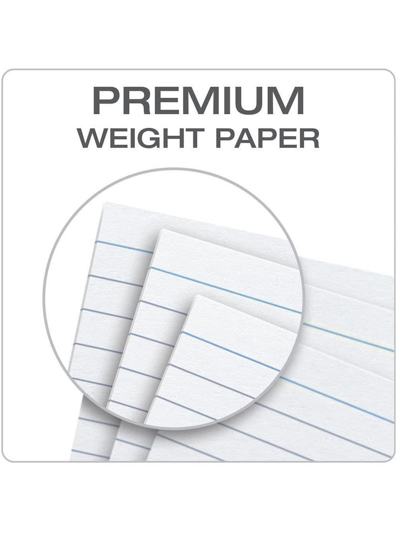 ATKET 100-Piece Ruled Index Card 180gsm Thickness 12x8cm Size Multicolour  - Image 4