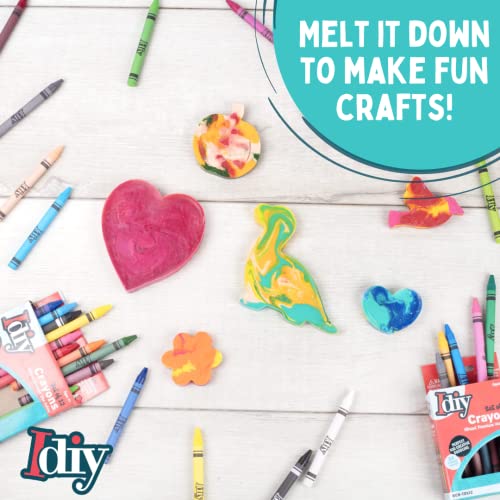 SCS Direct IDIY Individually Packaged Wrapped Boxes Wax Crayons (48 Packs, 12 colors, 576 pc)-ASTM Safety Tested, For Kids, Teachers, Art Classrooms, Restaurant, Back To School Supplies, Summer Craft Projects - Image 5