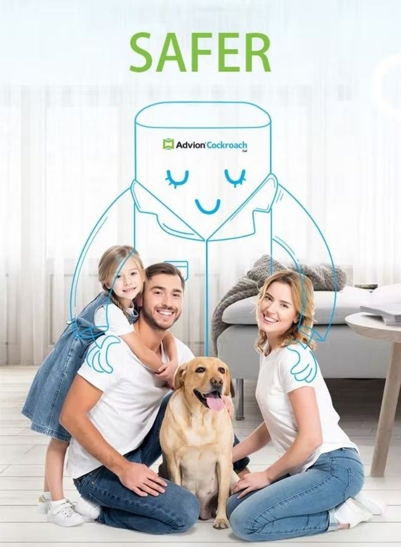 Pest Master Effective Pest Master trio Cockroach Gel Bait Fast Acting Roach Killer - Image 3