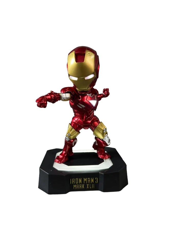 Iron Man MK6 voice-activated luminous model desktop hand-made car decoration gift - Image 1