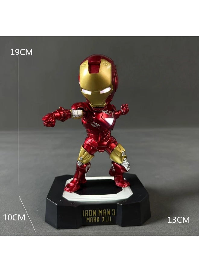 Iron Man MK6 voice-activated luminous model desktop hand-made car decoration gift - Image 5
