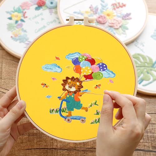 Nitelemn 12 Sheets 12 Colors Embroidery Fabric, Pre-Cut Natural Cotton Embroidery Cloth Fabric, Embroidery Cloth Squares for Embroidery Garment Craft (5.9×5.9Inch) - Image 5