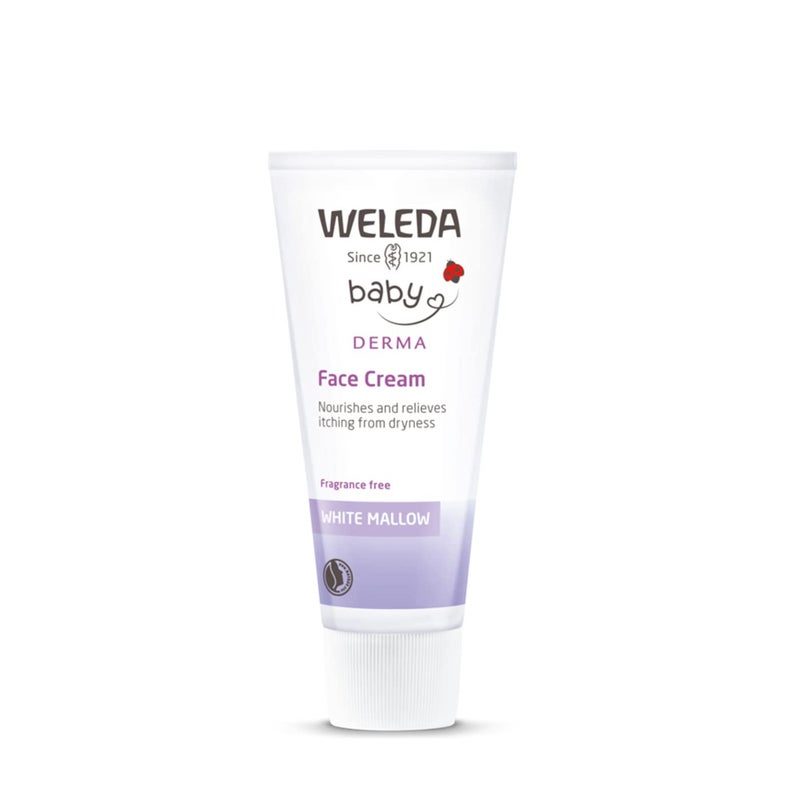 Weleda White Mallow Sensitive Care Face Cream, 1.7 Fluid Ounce - Image 1