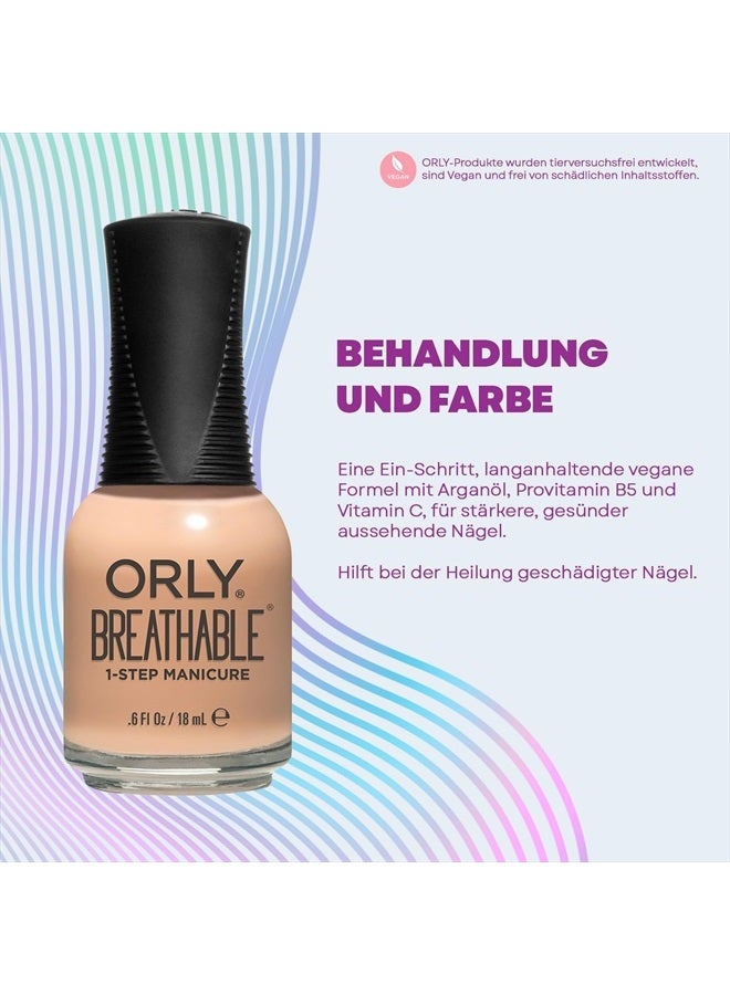 Orly Breathable Nail Color, Nourishing Nude, 0.6 Fluid Ounce - Image 3