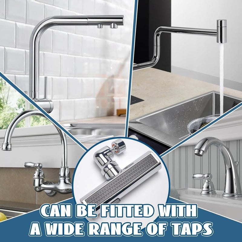 Ontrip Waterfall Kitchen Faucet with 3 Modes Sprayer Brushed Nickel Kitchen Faucets with Pull Down Stainless Steel Single Hole Kitchen Sink Faucet Single Handle - Image 2