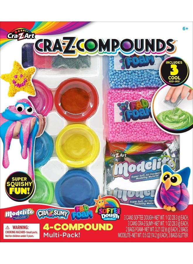 Cra-Z-Compounds عبوة صغيرة من مركبات كرا-زد (4 مركبات) - Image 2
