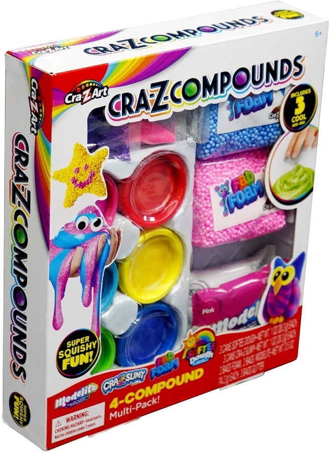 Cra-Z-Compounds عبوة صغيرة من مركبات كرا-زد (4 مركبات) - Image 1