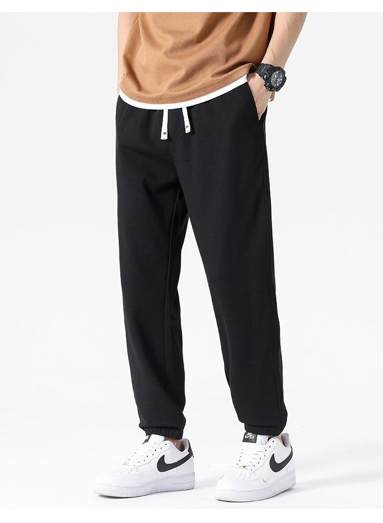 Fashionable Men's Casual Minimalist Style, Easy Matching Foot Binding Sweatpants  - Image 2