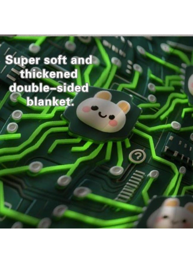 general Baby and children's cartoon flannel thin blanket (warm and comfortable, suitable for sleep, game use) 70cm*100cm - Image 5