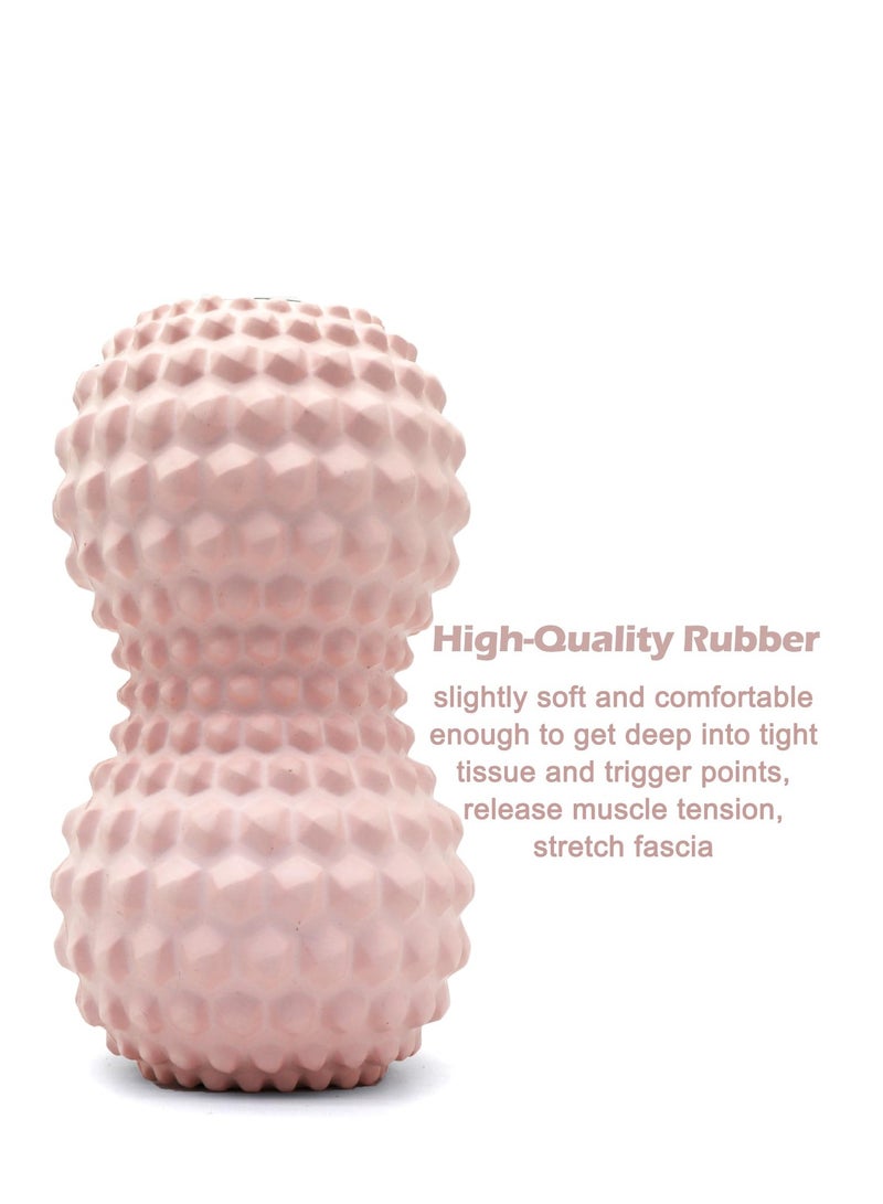 SYOSI Peanut Massage Ball - Double Lacrosse Massage Ball & Mobility Ball for Physical Therapy - Deep Tissue Massage Tool for Myofascial Release, Muscle Relaxer, Acupoint Massage  - Image 2