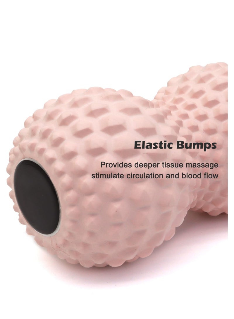 SYOSI Peanut Massage Ball - Double Lacrosse Massage Ball & Mobility Ball for Physical Therapy - Deep Tissue Massage Tool for Myofascial Release, Muscle Relaxer, Acupoint Massage  - Image 4