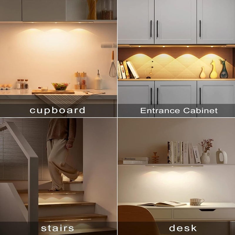 PRIME PICK PRIME PICK Acrylonitrile Butadiene Styrene Cabinet Light Mirror For Dressing Table Versatile Lights Kitchen Under Led Optimal Illumination Silver  - Image 3
