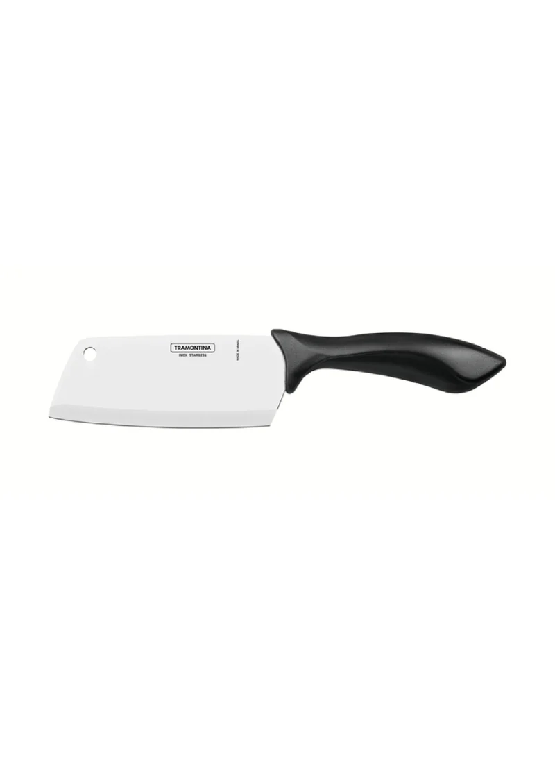 ترامونتينا Tramontina Affilata 5 inches Cleaver with Stainless Steel Blade and Black Polypropylene Handle