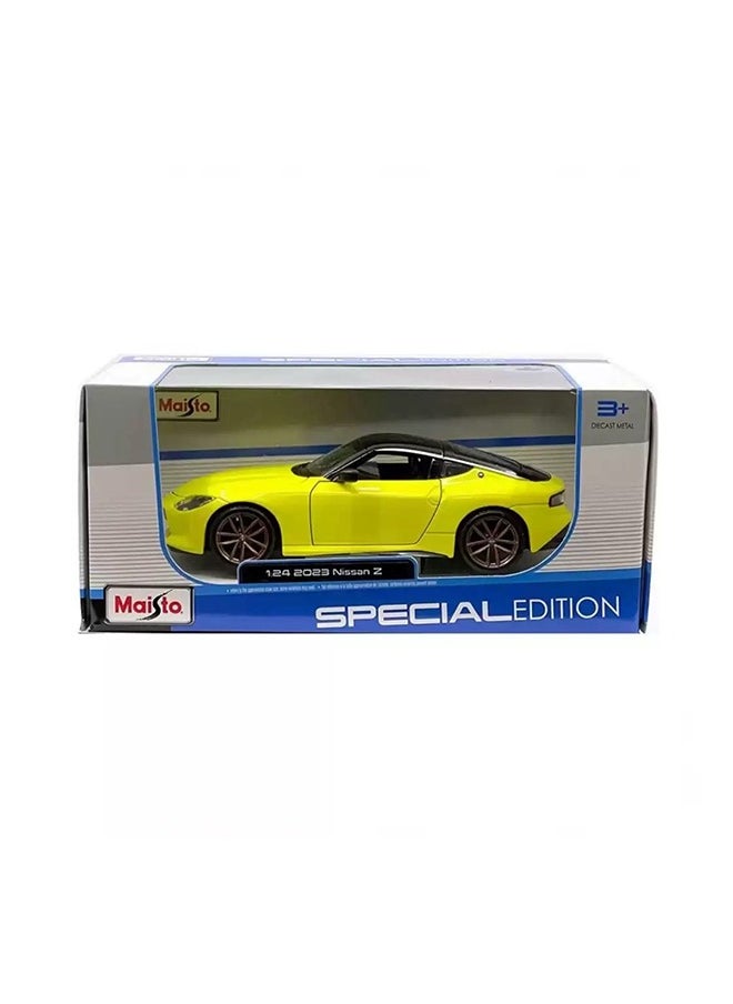 Maisto 1:24 Sp. Ed. (B) - 2023 Nissan Z Met Yellow/Black Officially Licensed Scaled Replicas of Collectible Diecast Metal Models with Exquisite Interior & Exterior Detailing for All Ages  - Image 2
