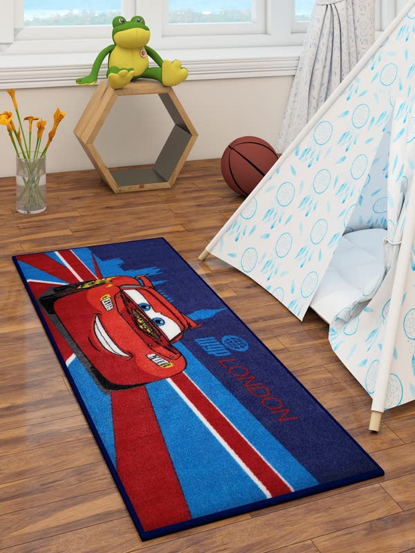 Athom Living Disney Cars Nylon Premium Kids Runner Carpet 2ftx45ft